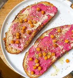 Lemon Beet Hummus