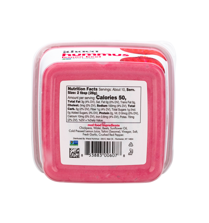 Lemon Beet Hummus Ithaca Hummus