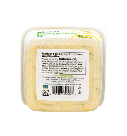 Lemon Dill Hummus Ithaca Hummus