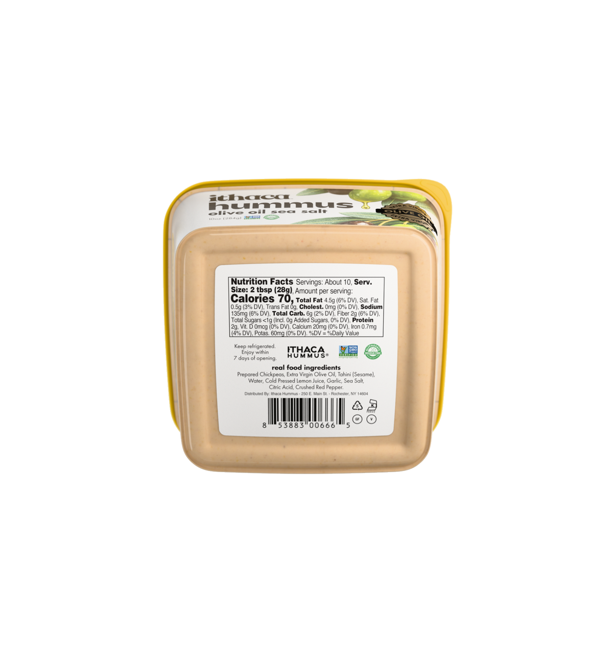 Olive Oil Sea Salt Hummus