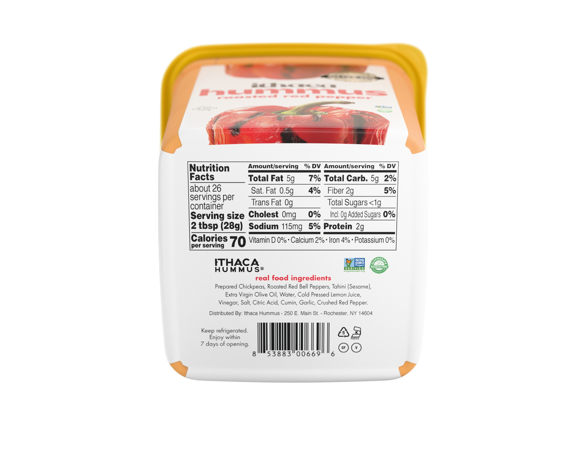 26oz Roasted Red Pepper Hummus