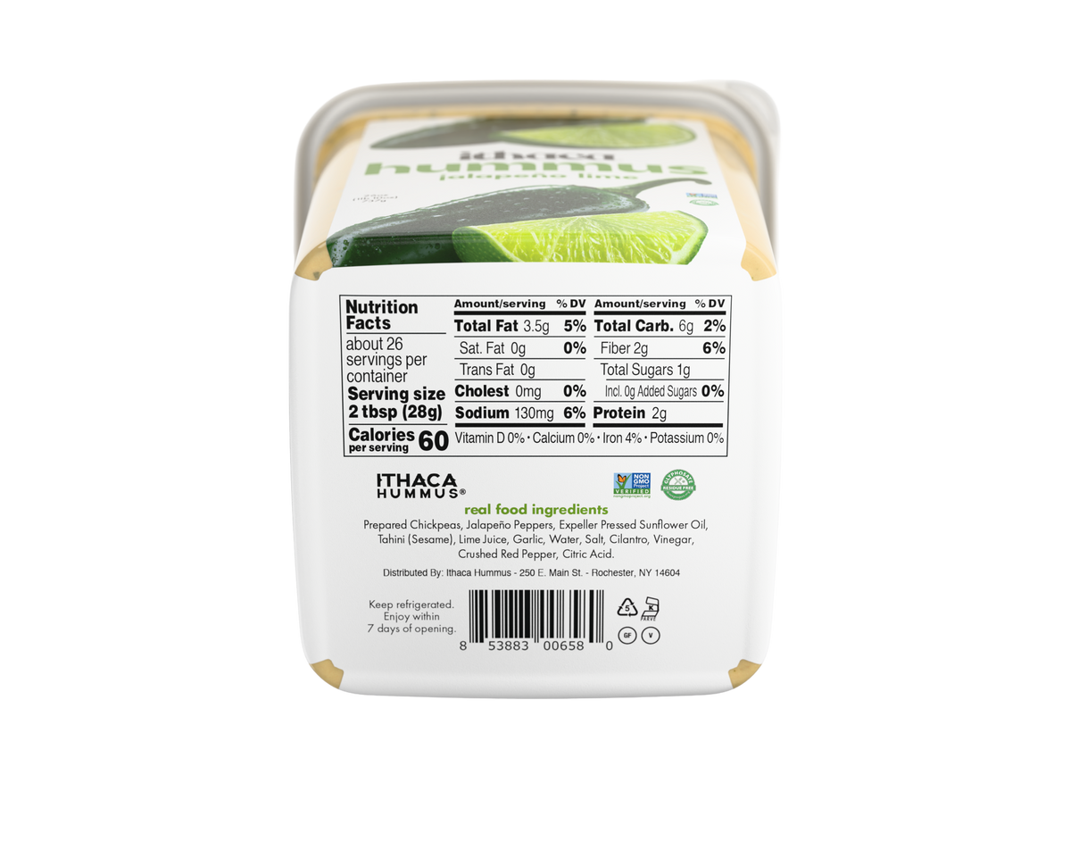 26oz Jalapeno Lime Hummus