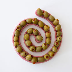 Lemon Beet Spiral Dish