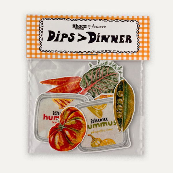 Adrianne Dips > Dinners Sticker Set